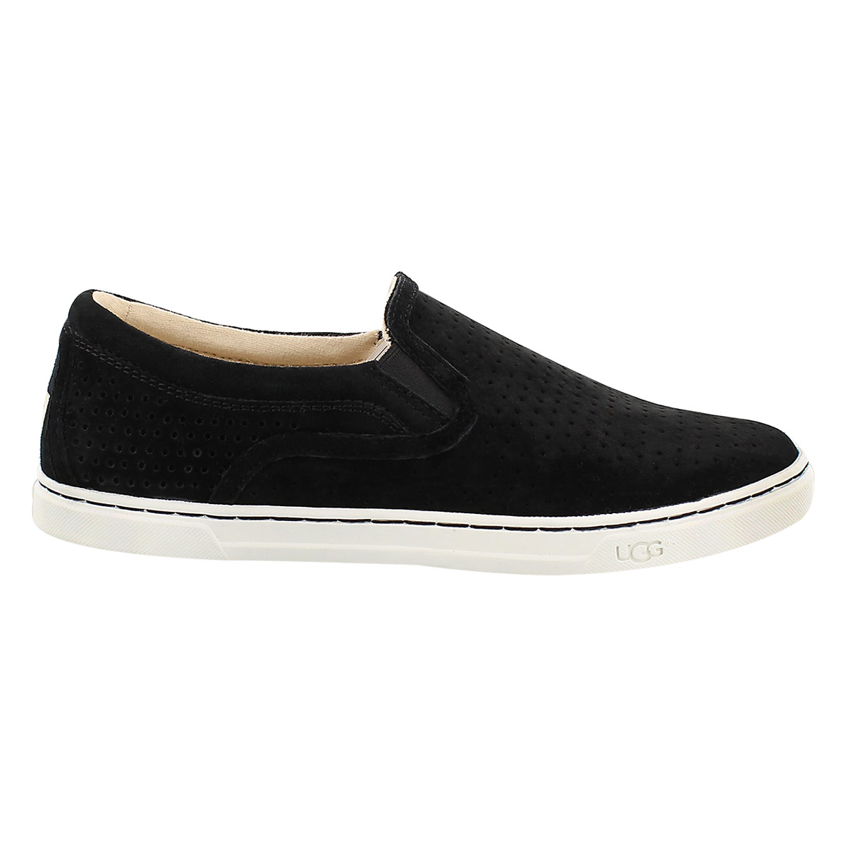 Lds Fierce Geo Perf blk slip on shoe