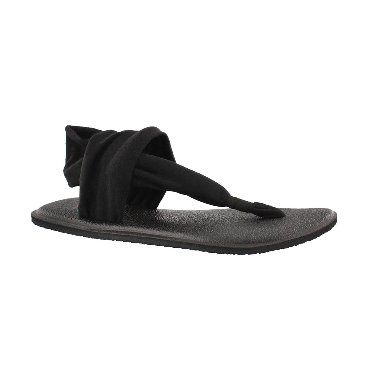 Girls' YOGA SLING BURST black thong sandals