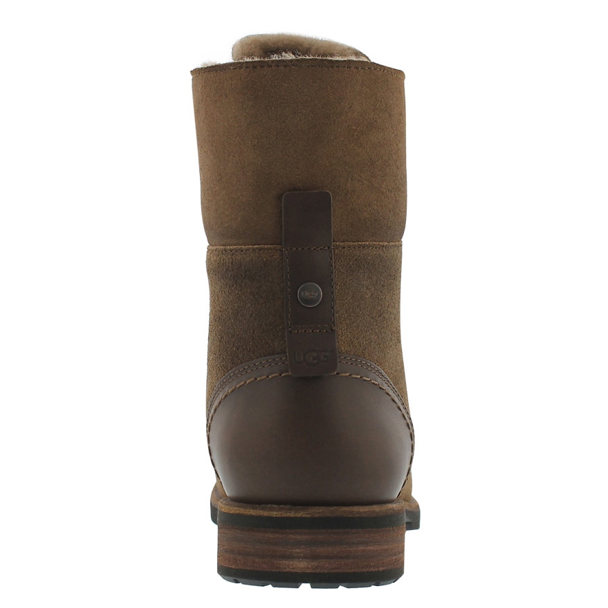 Mns Larus chestnut laceup combat boot