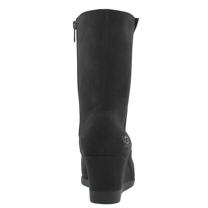 Botte habillée tal comp Joely, noir, fem