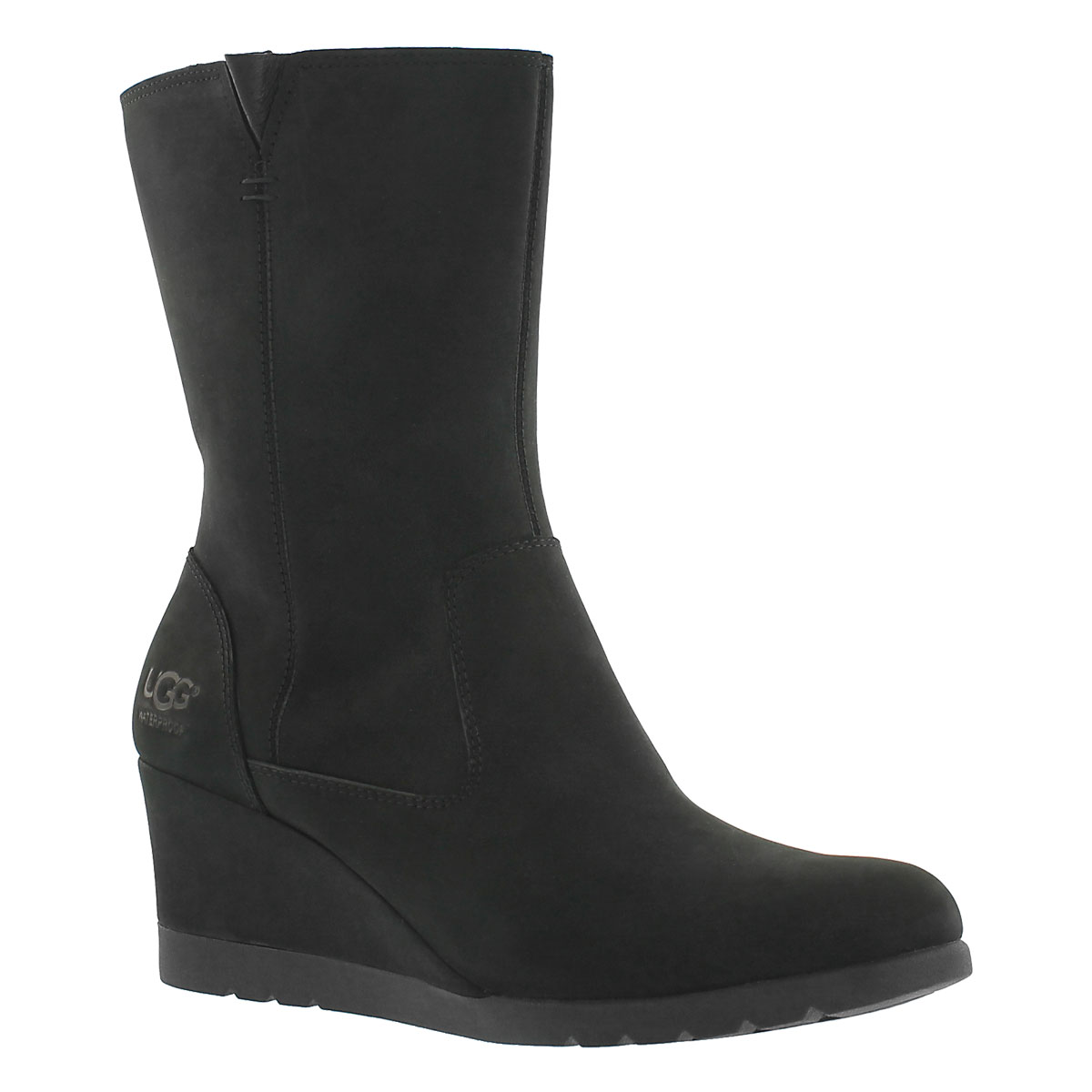 Botte habillée tal comp Joely, noir, fem