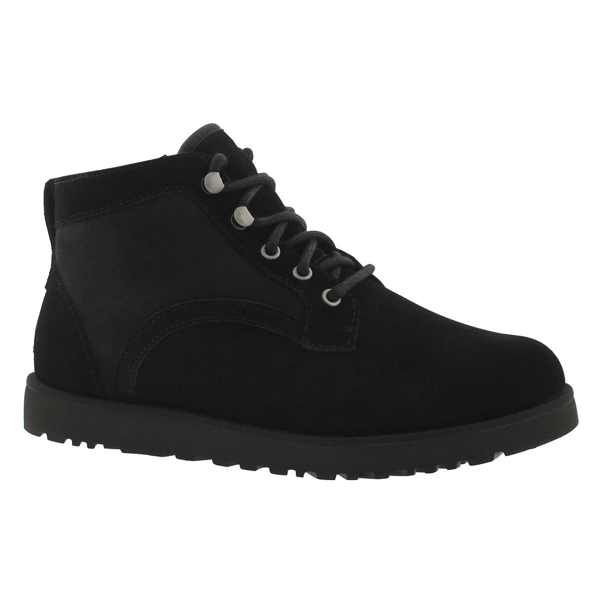 Women's BETHANY black lace up boots