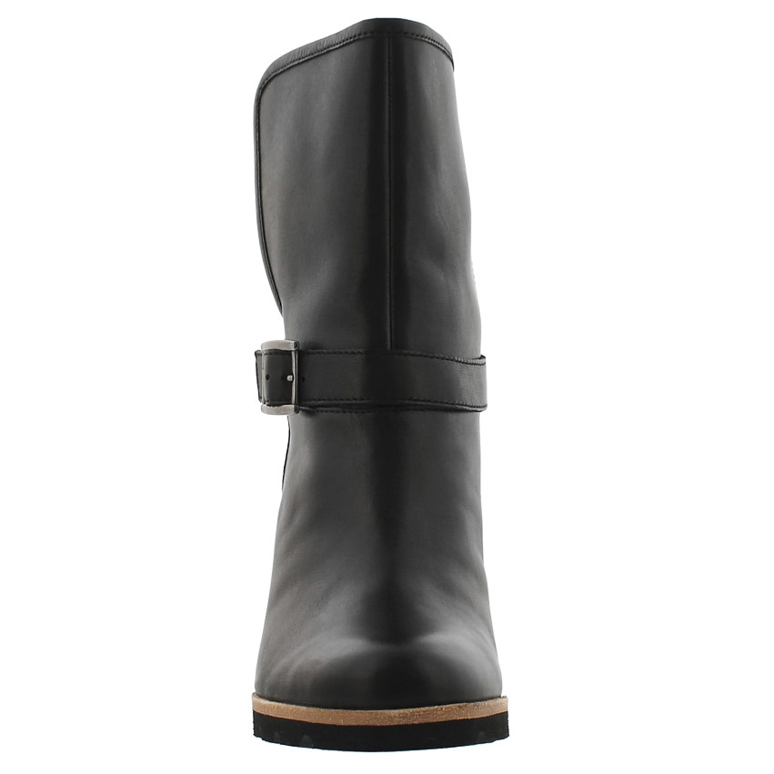 Lds Ellecia blk wedge dress boot