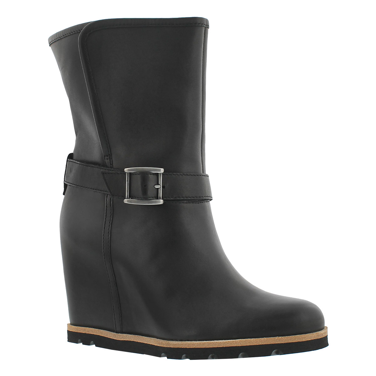 Lds Ellecia blk wedge dress boot