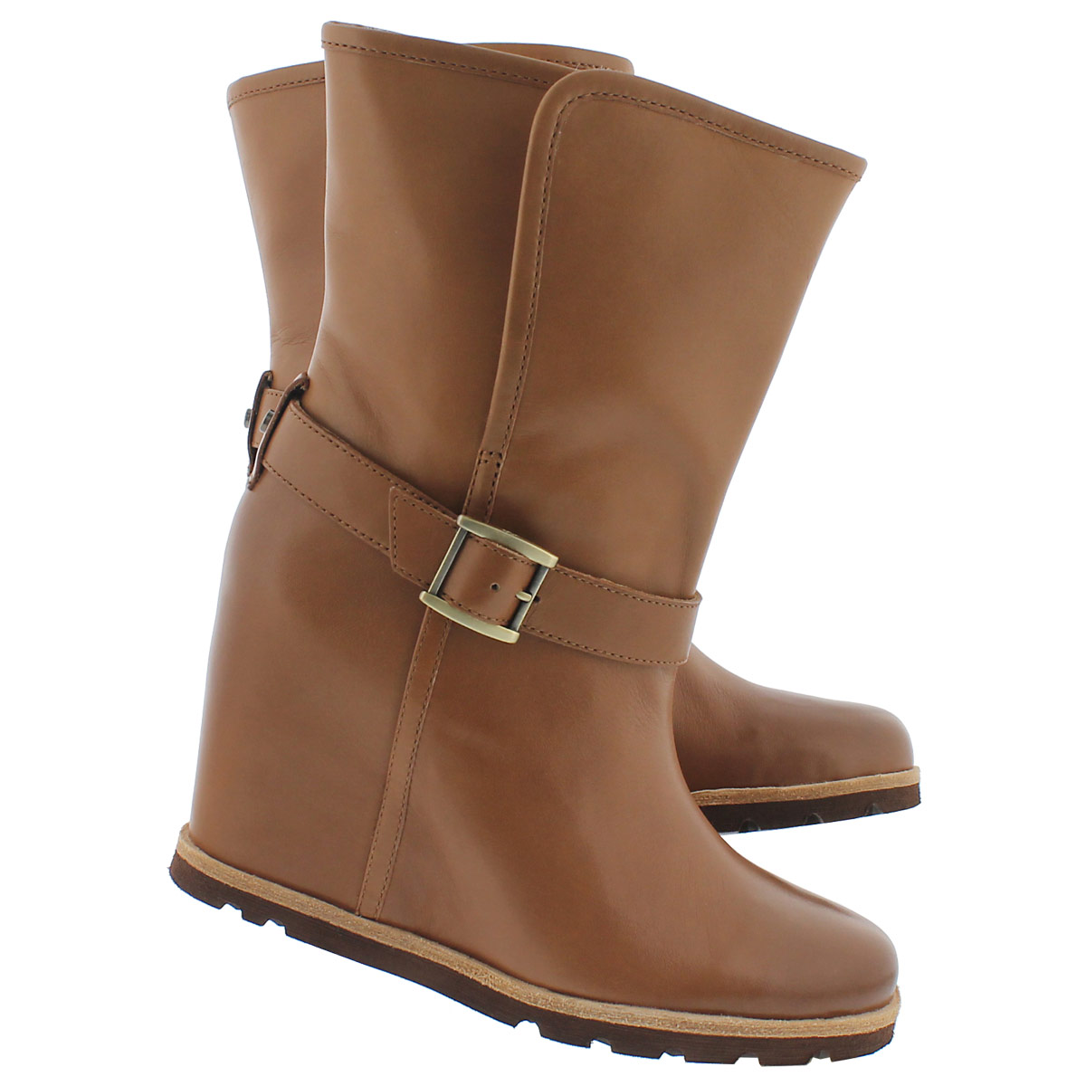 Lds Ellecia chestnut wedge dress boot