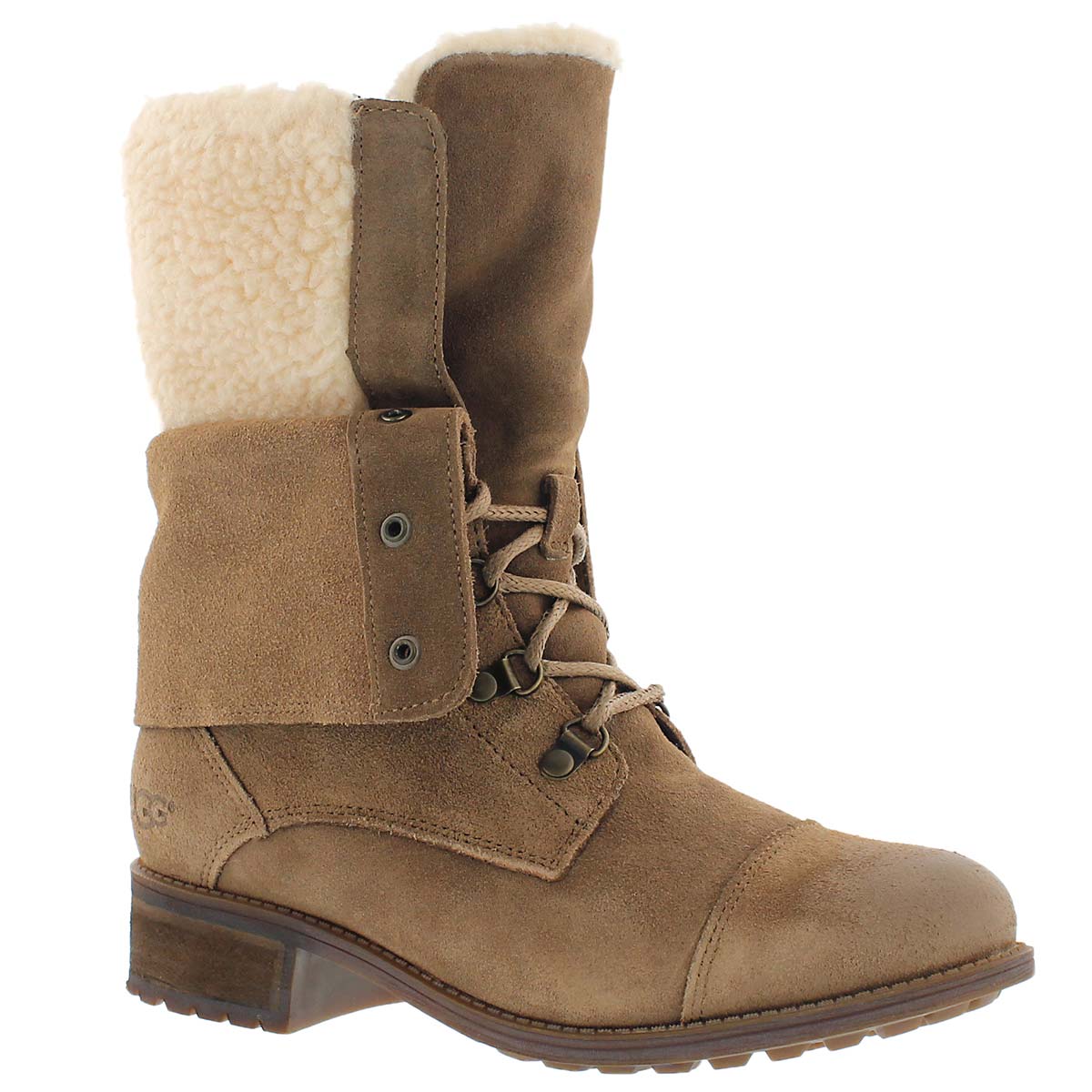 Women's GRADIN dark chestnut casual ankle boots
