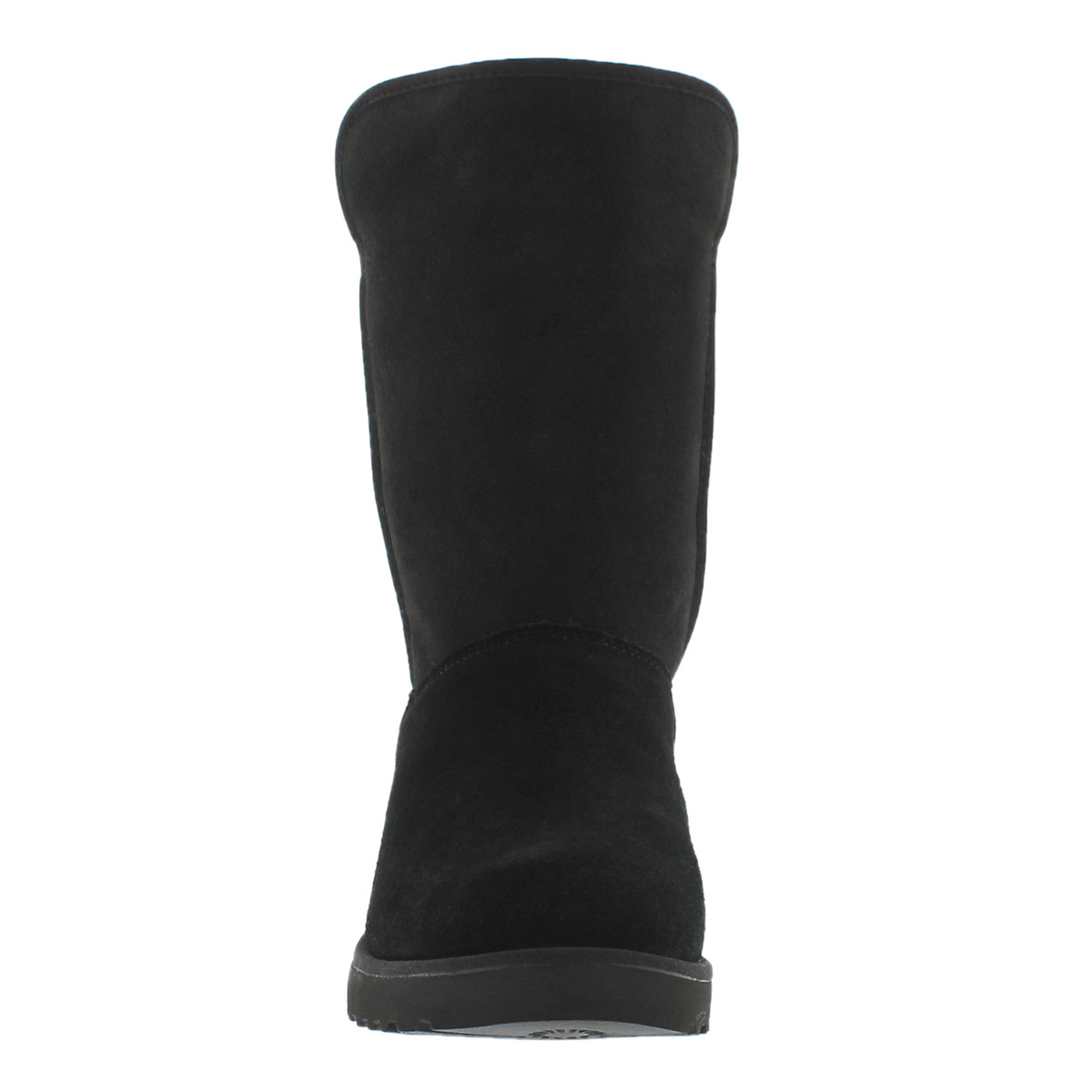 Lds Amie black wedge tall sheepskin boot