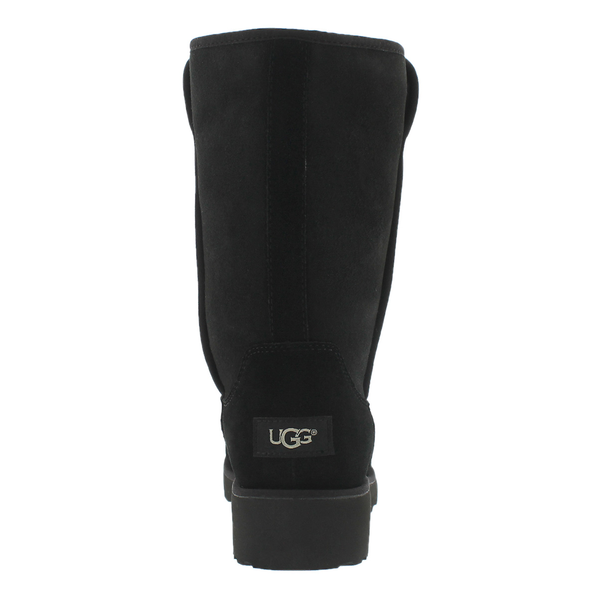 Lds Amie black wedge tall sheepskin boot