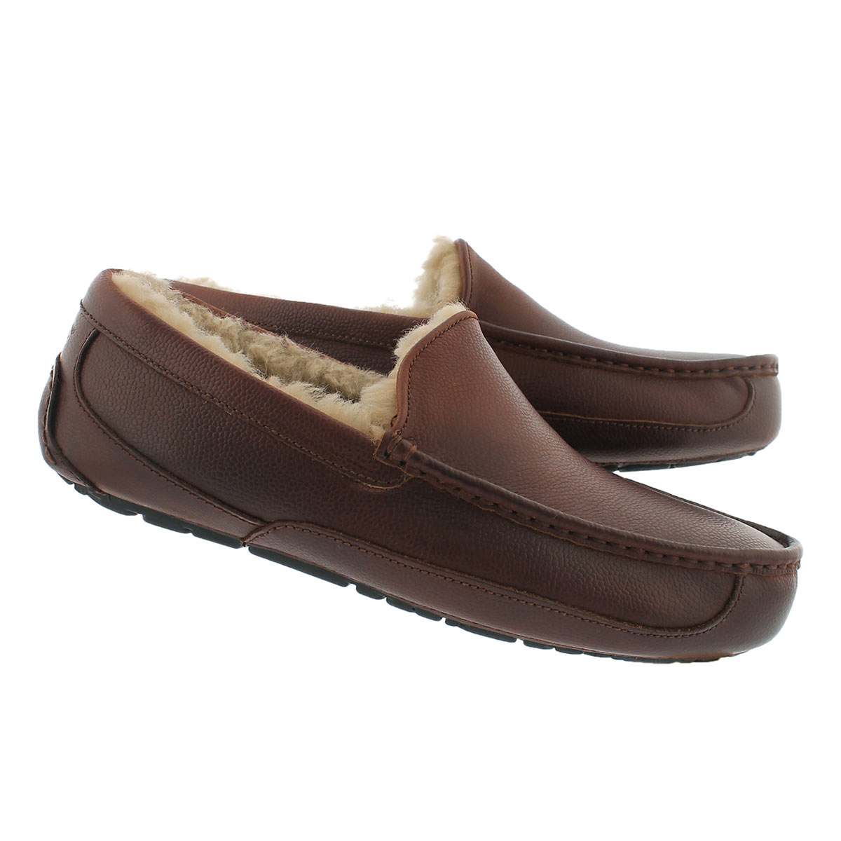 Mns Ascot Scotch Grain cognac moccasin