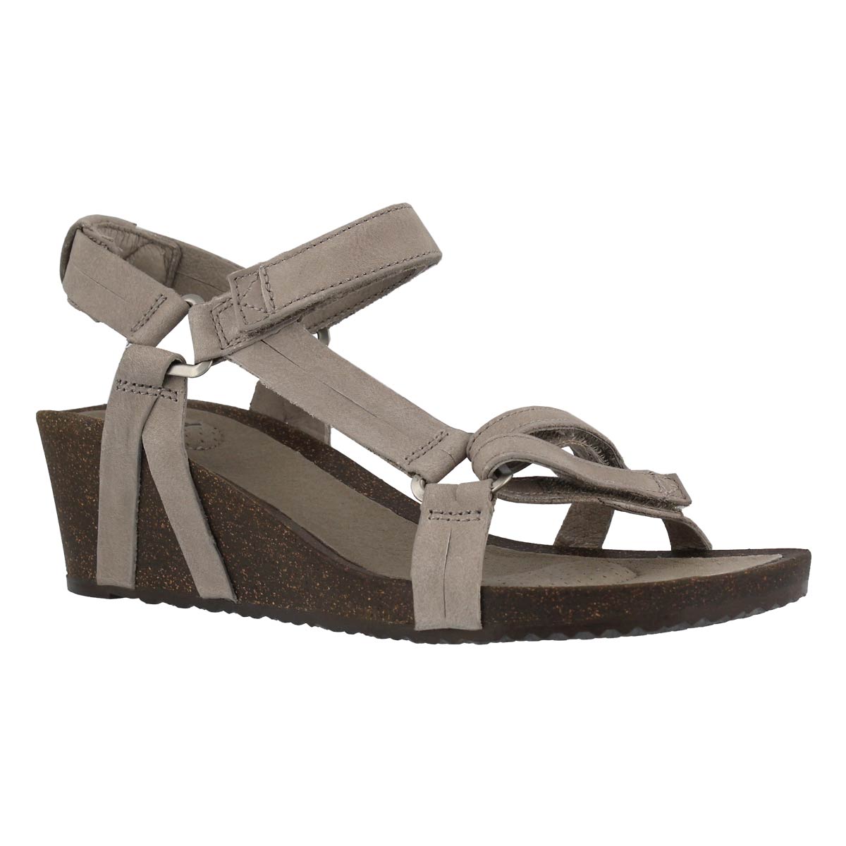 Women's YSIDRO UNIVERSAL taupe wedge sandals