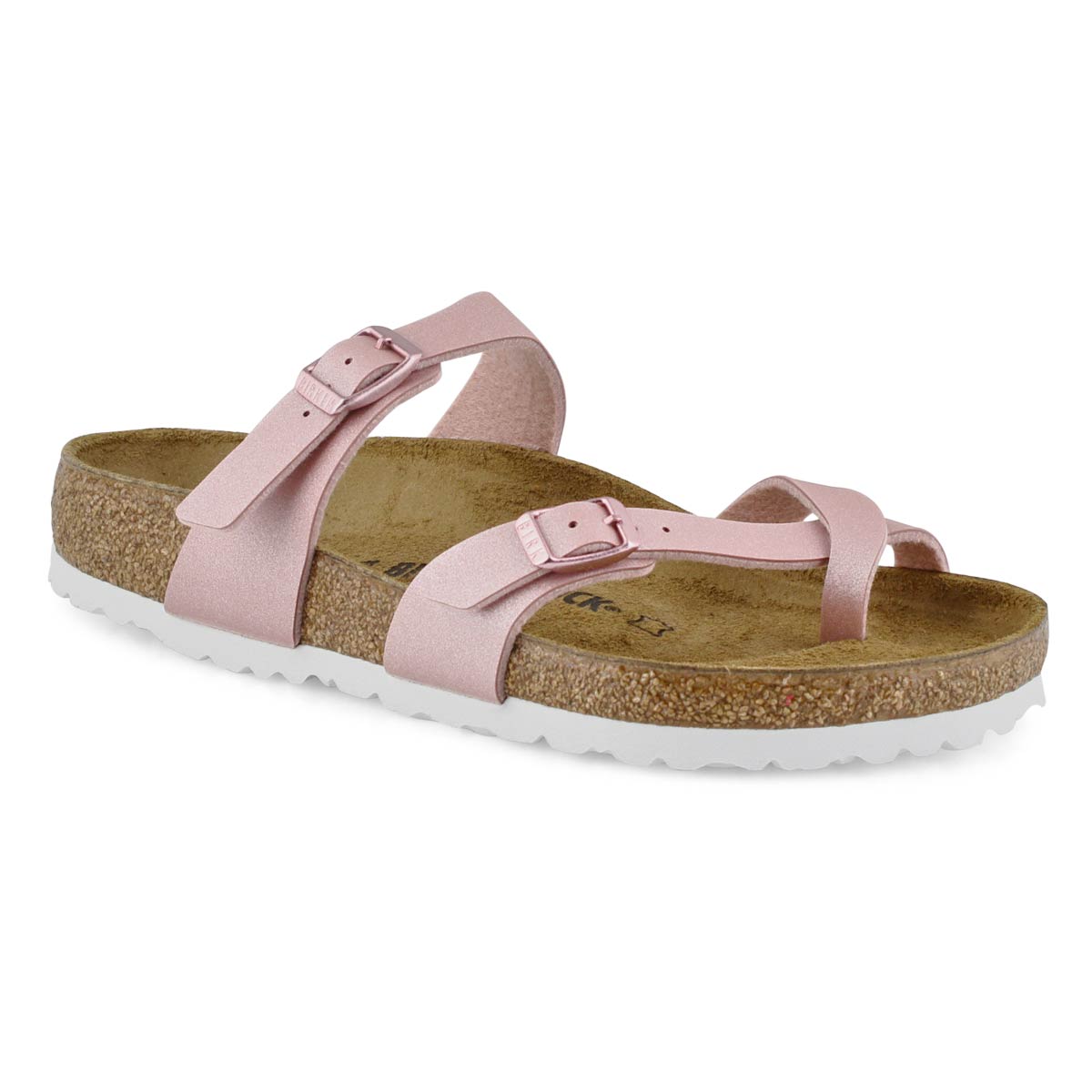 Lds Mayari BF mtlc rose toe sleeve sndl