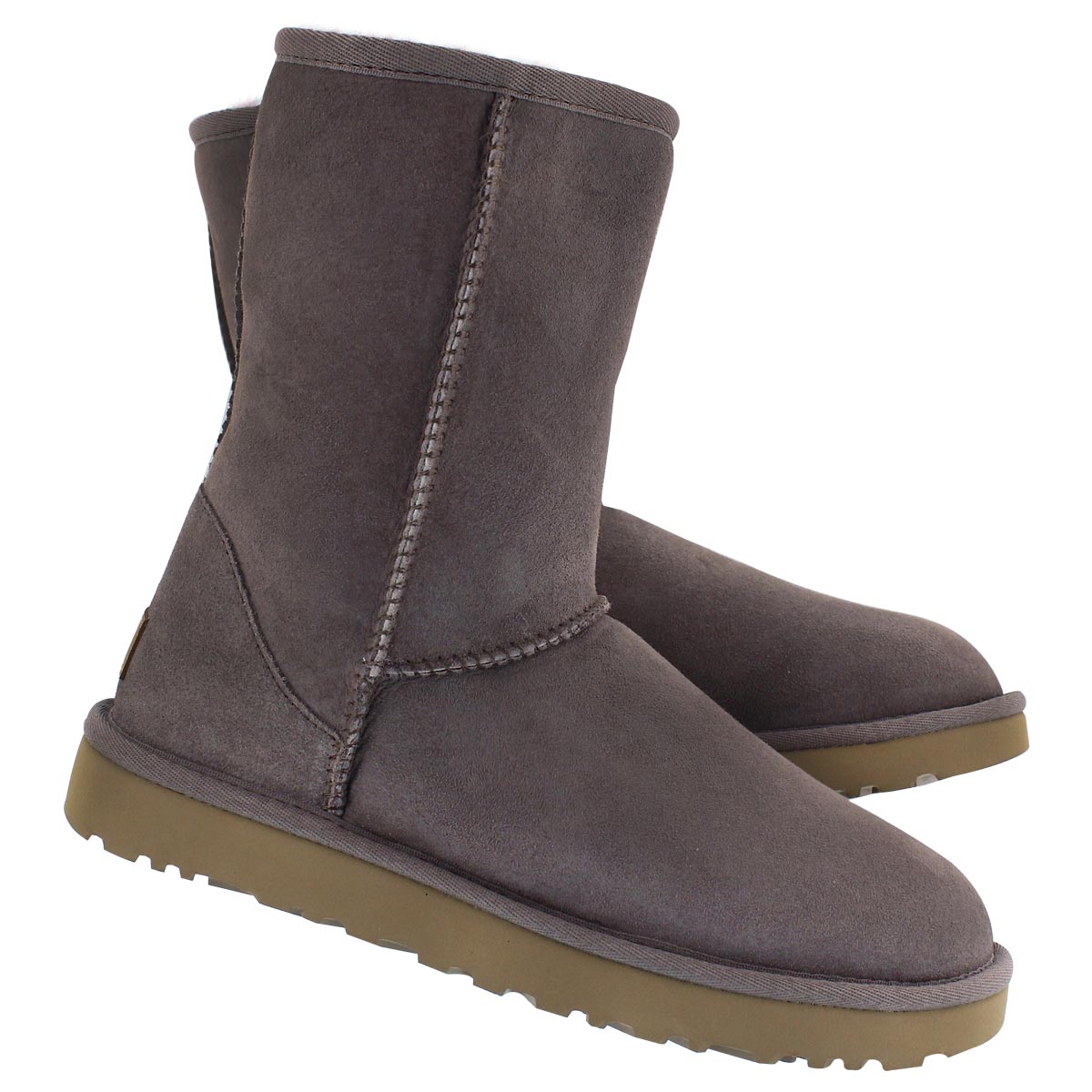 Lds Classic Short II grey sheepskin boot