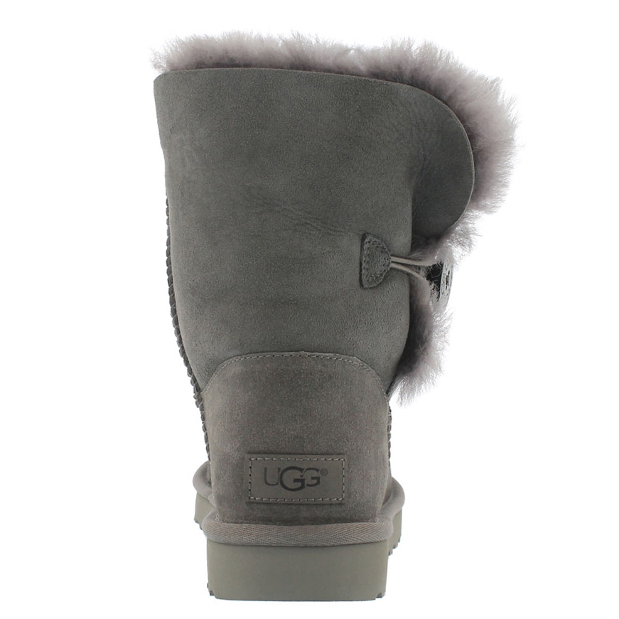 Lds Bailey Button II grey sheepskin boot