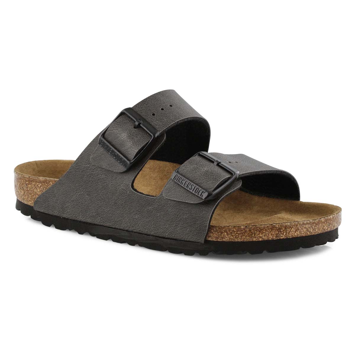 Lds Arizona Vegan anthrcite slide sandal