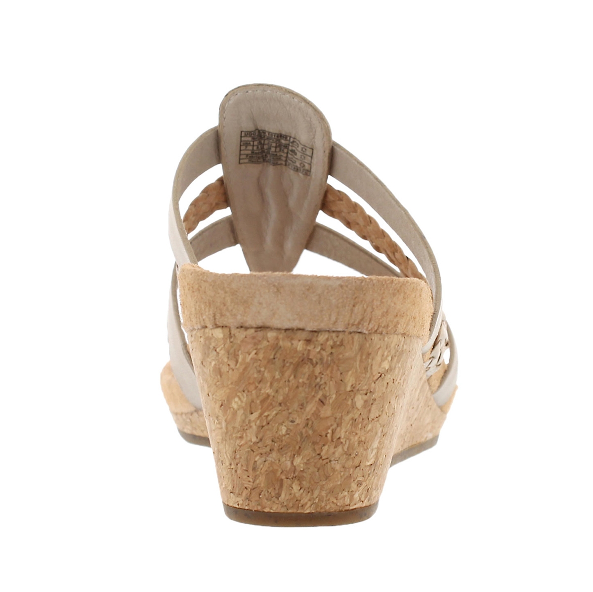 Lds Maddie horchata wedge thong sandal