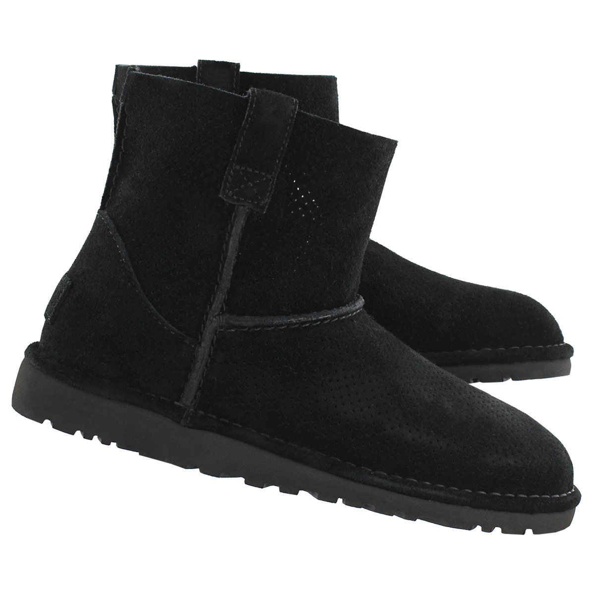 Lds Classic Unlined Mini Perf black boot