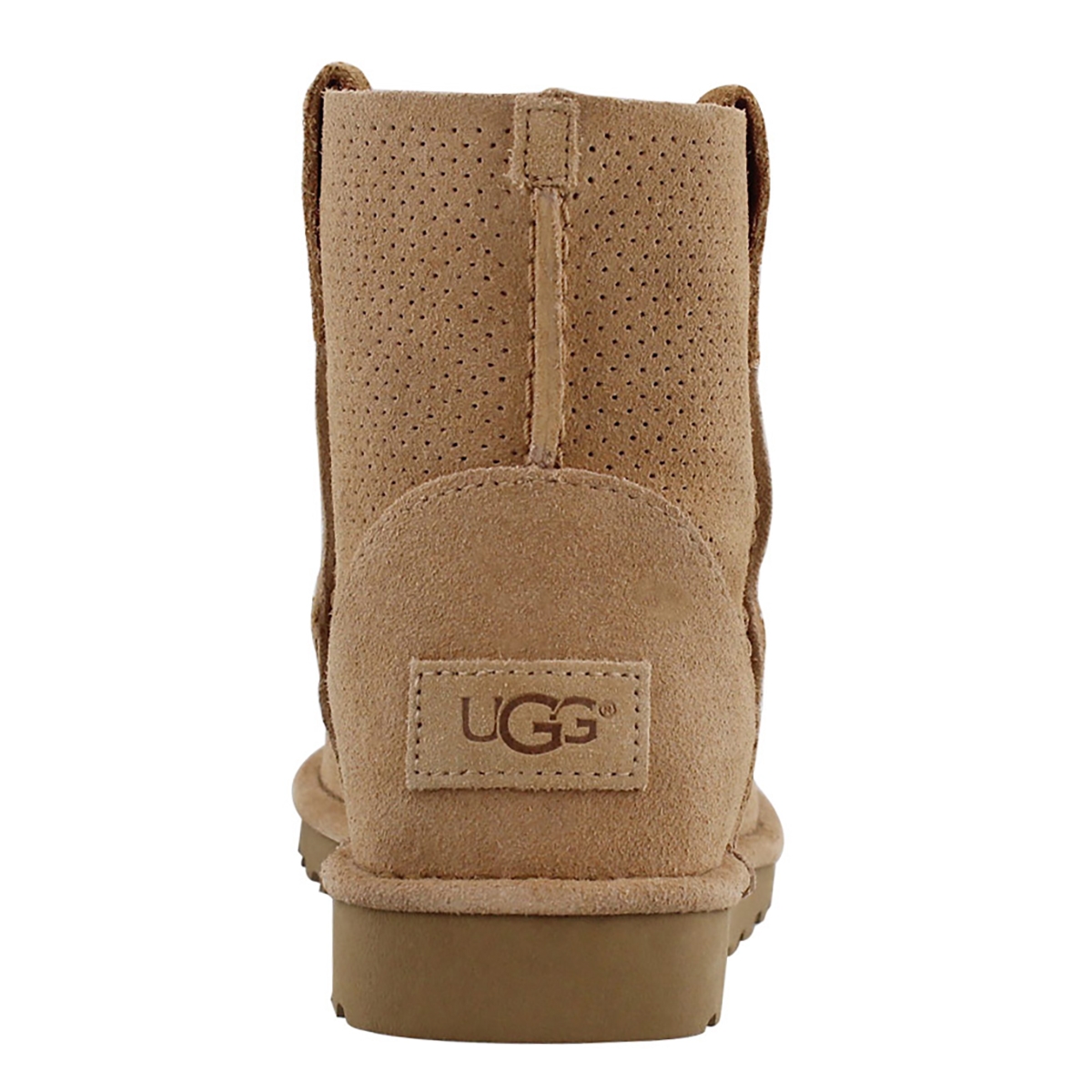Lds Classic Unlined Mini Perf tawny boot