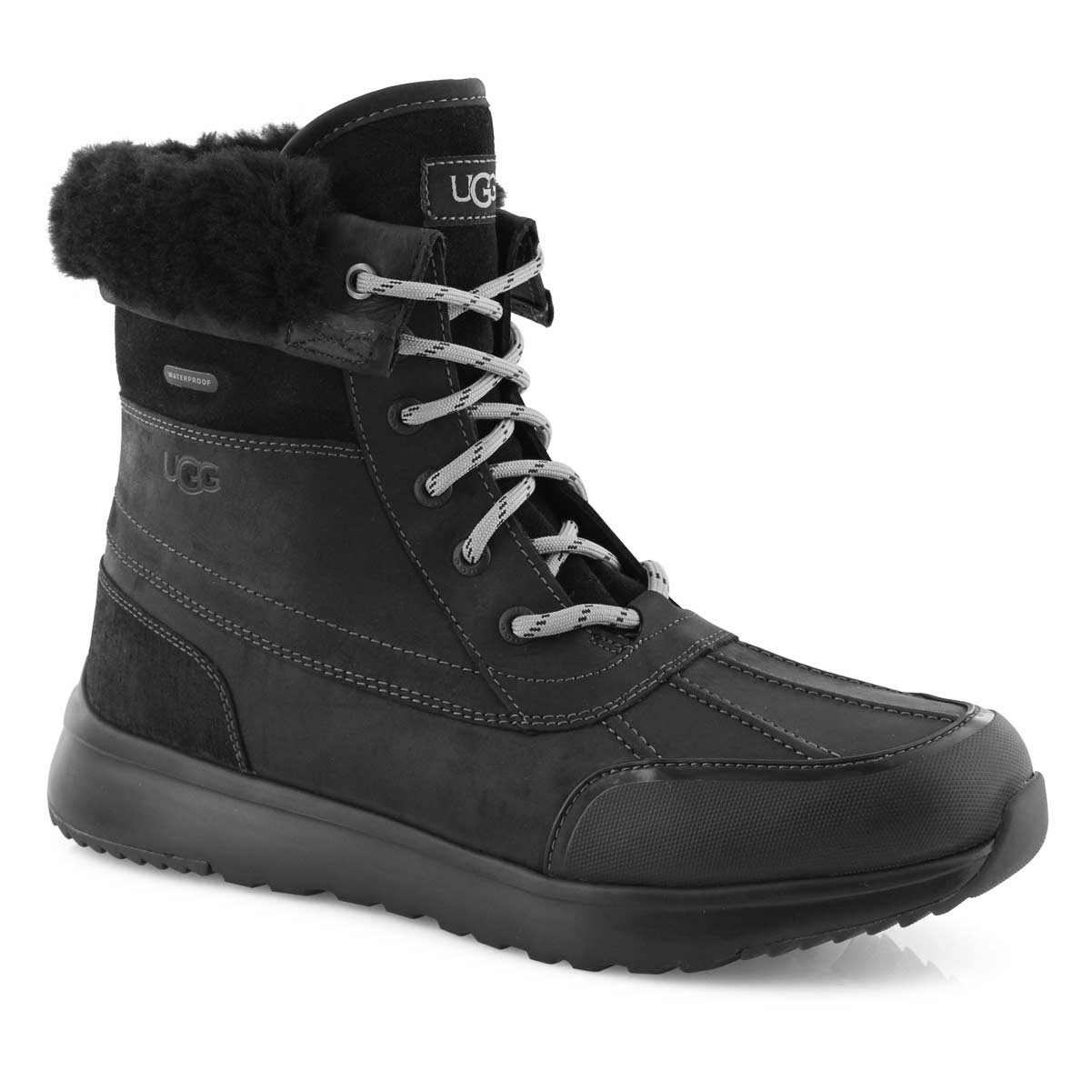 Mns Eliasson black lace up winter boot