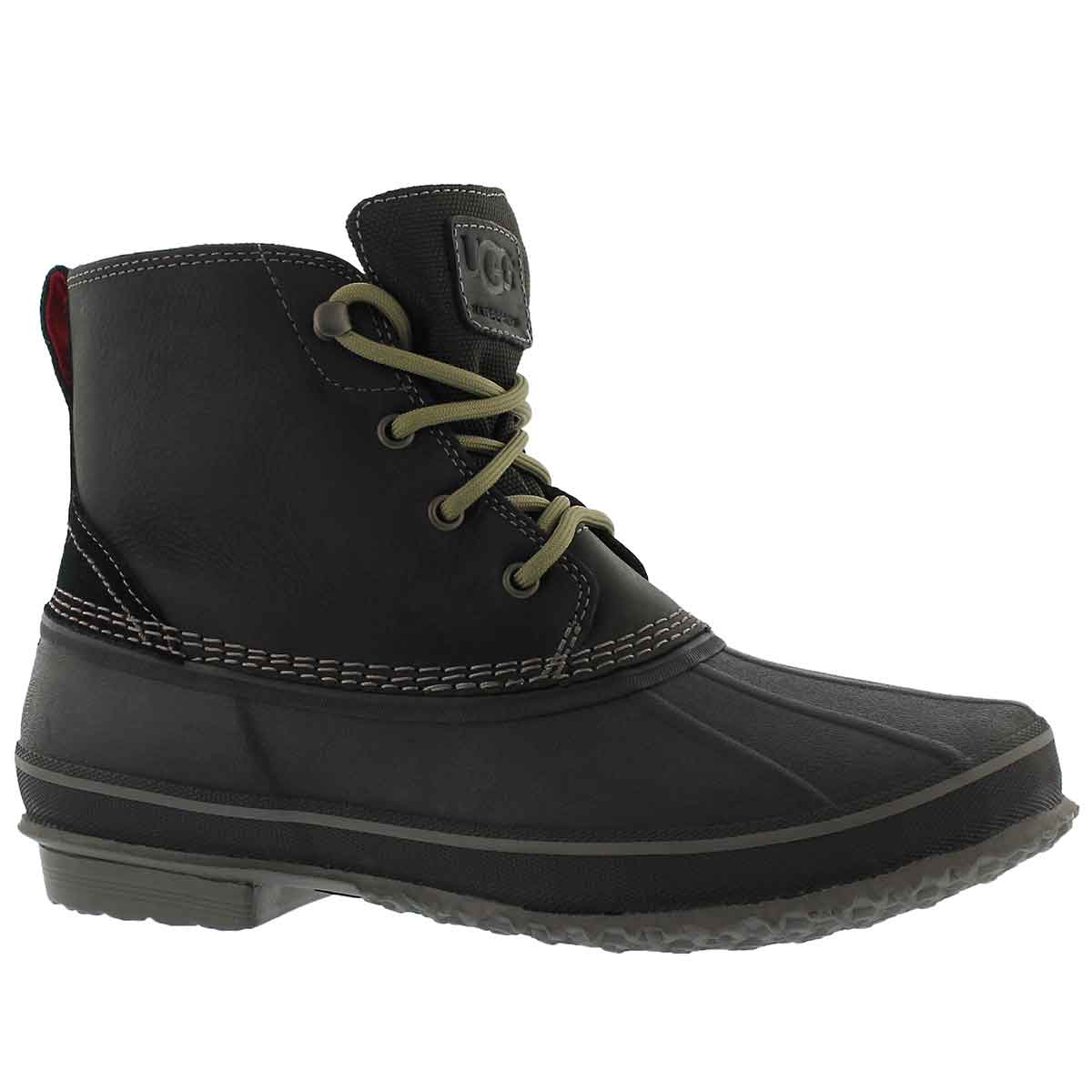 Mns Zetik black lace up wtpf ankle boot