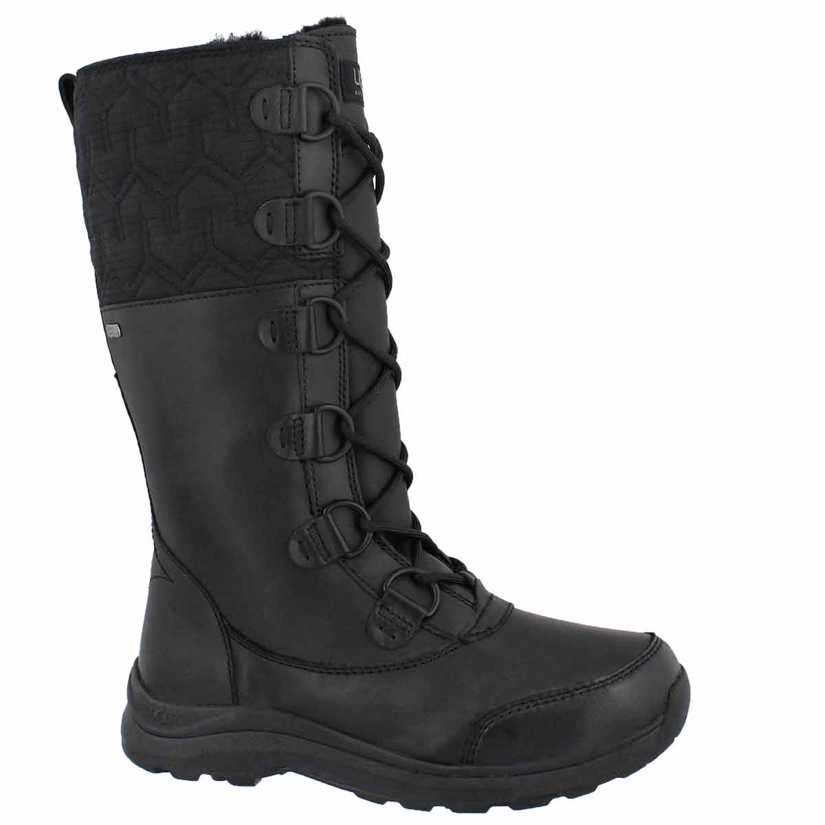 Women's ATLASON black tall waterproof winter boots
