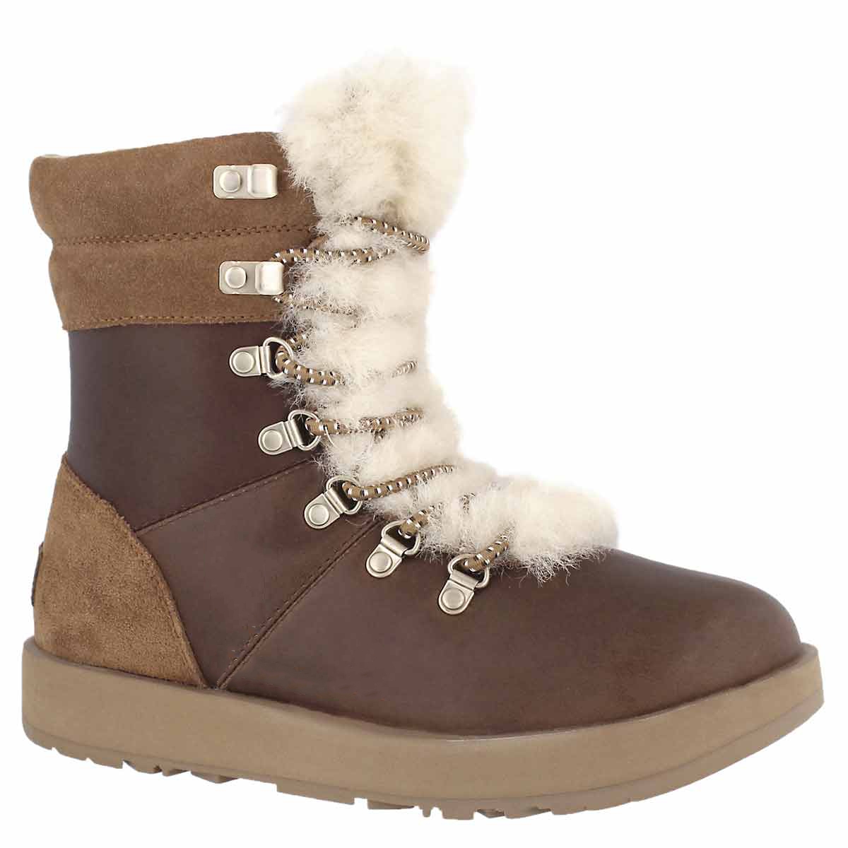 Women's VIKI chestnut wtpf lace up ankle boots