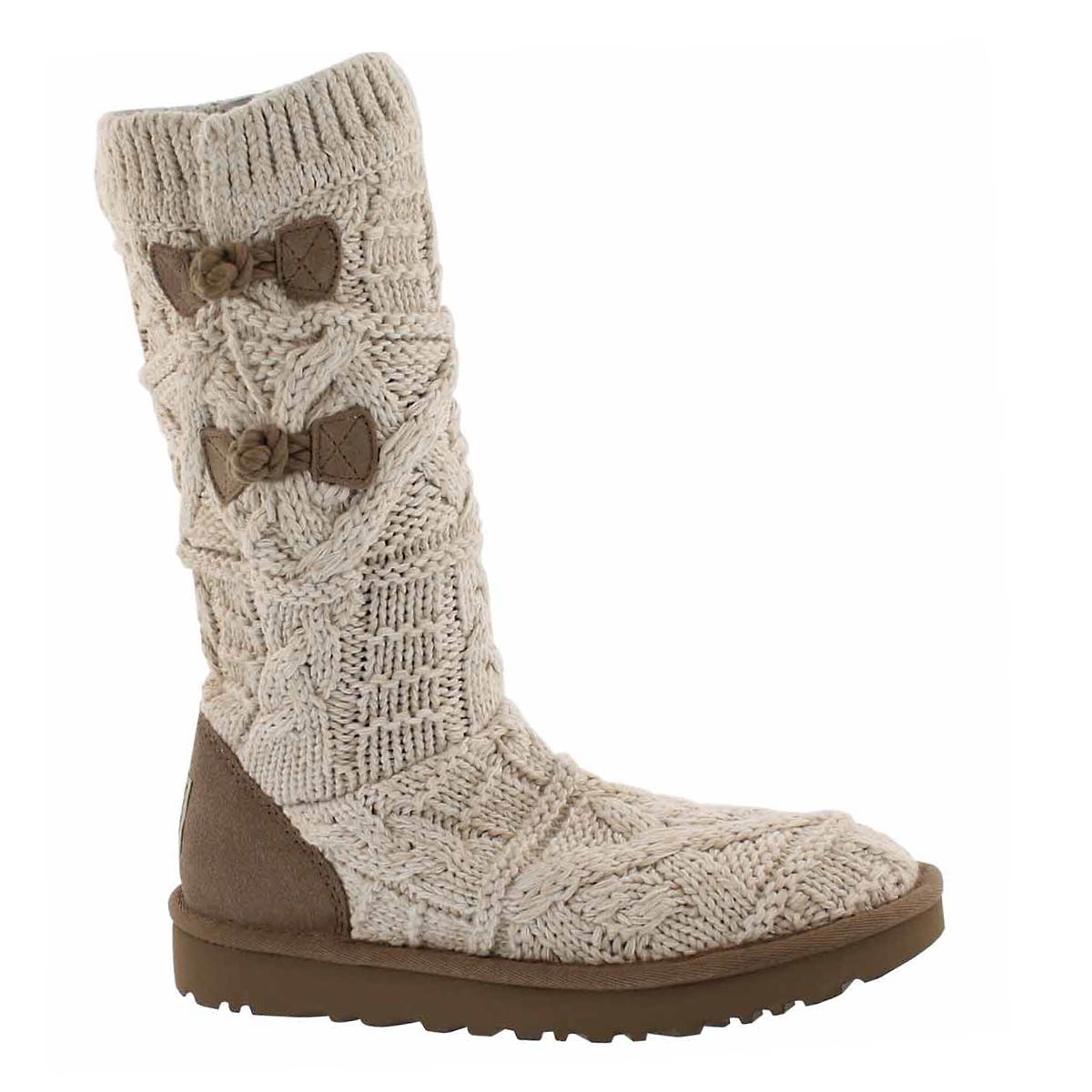 Lds Classic Kalla fawn cable knit boot
