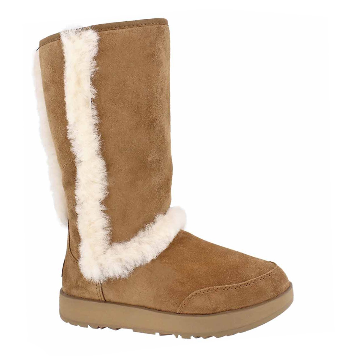 Women's SUNDANCE chestnut wtpf suede boots