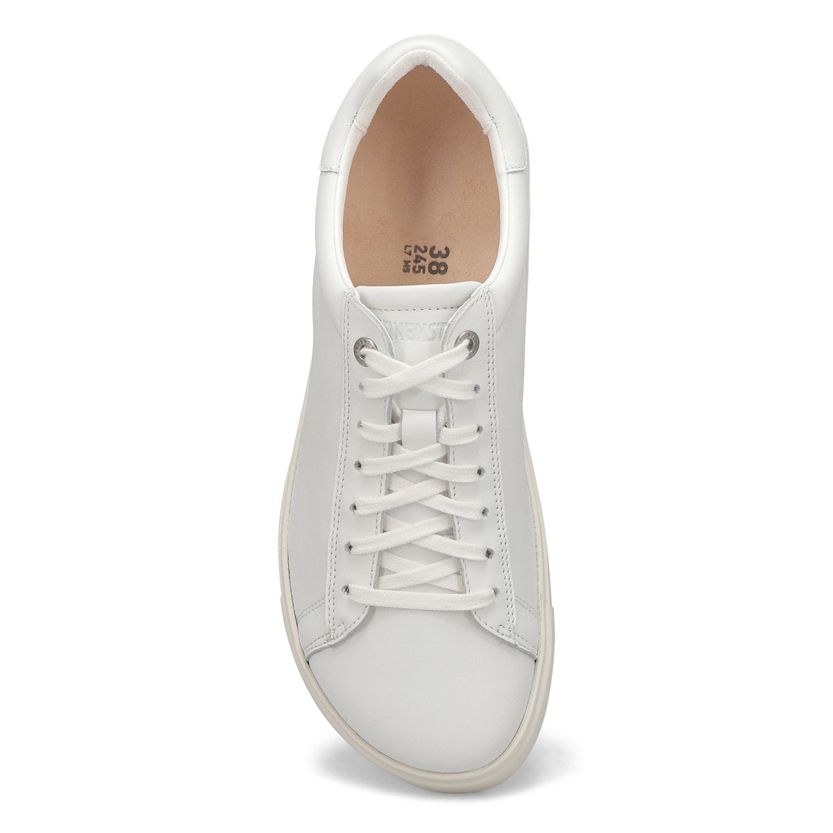 Womens Bend Lace Up Sneaker - White