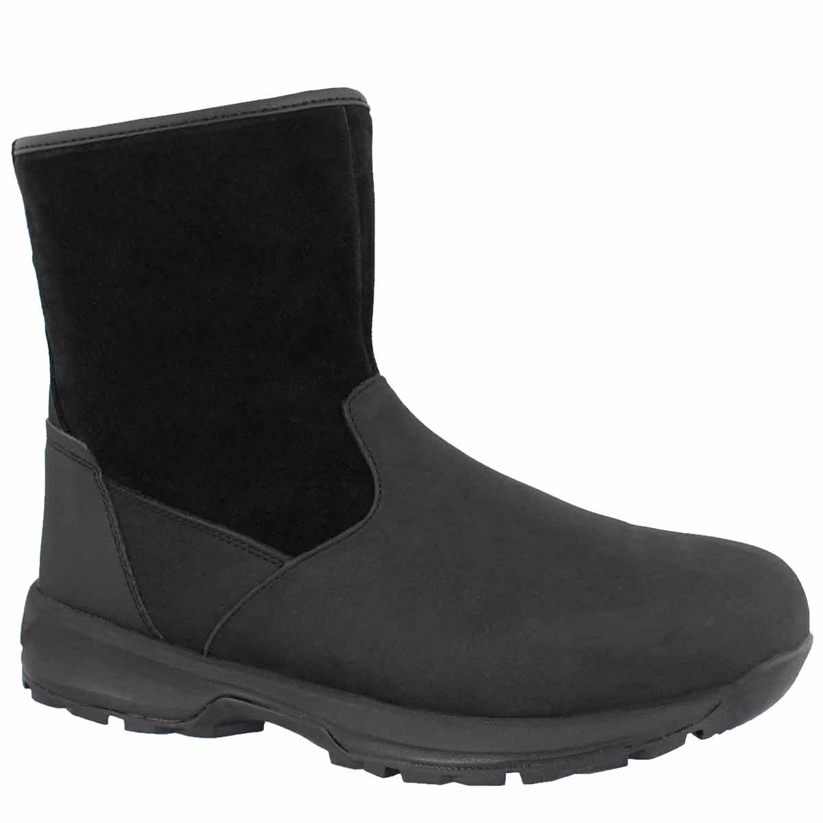 Men's BARCHAN black zip up wtpf ankle boots