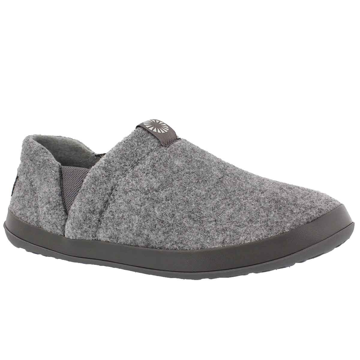 Men's HANZ metal grey double gore mocassins