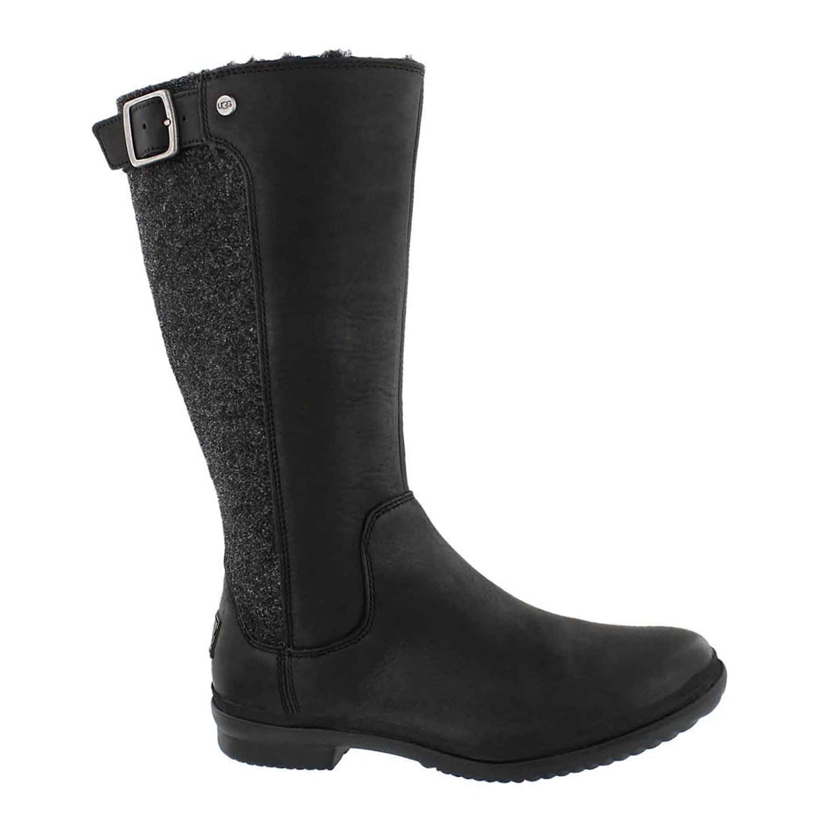 Bottes imp. au genou Janina, noir, fem