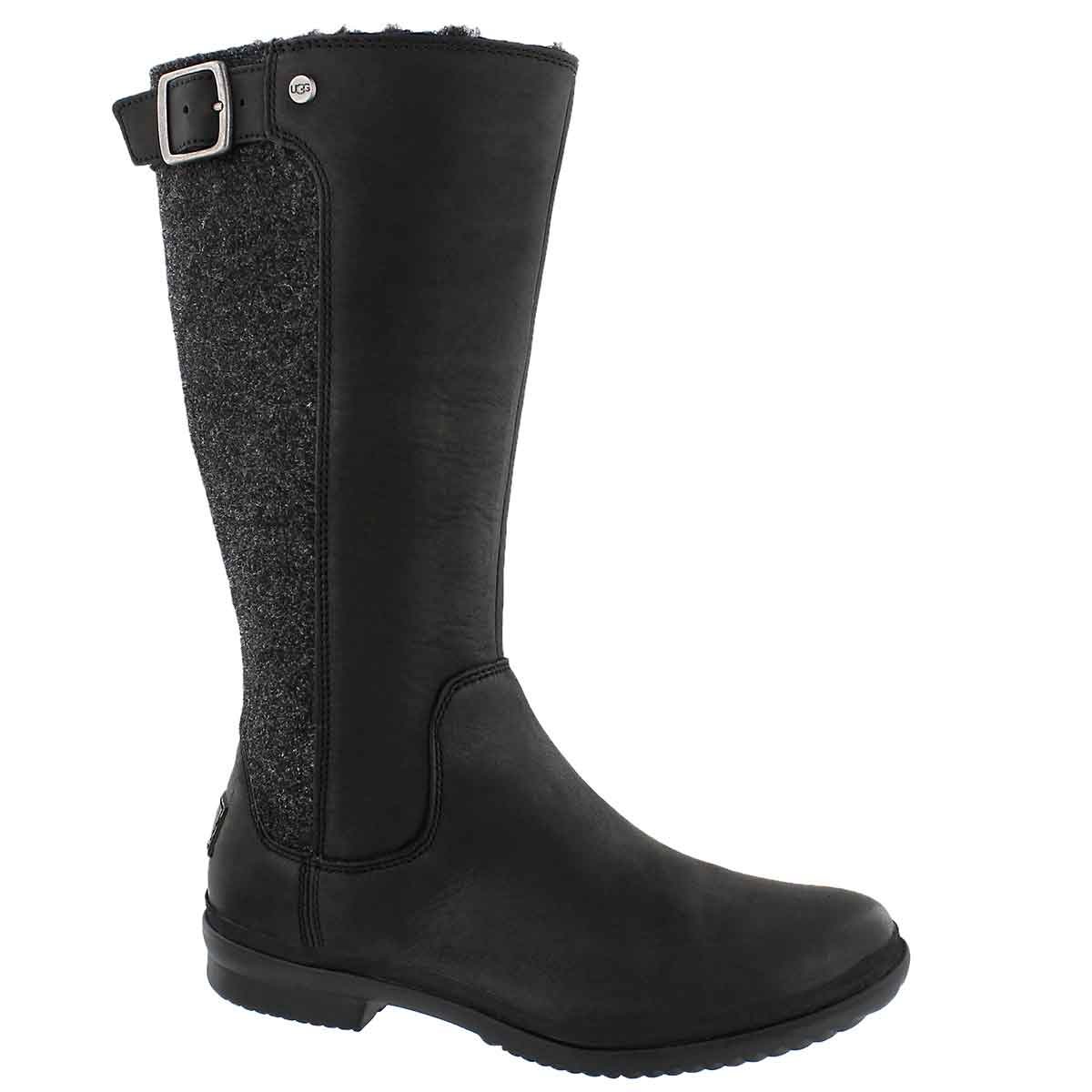 Women's JANINA black wtpf knee high boots