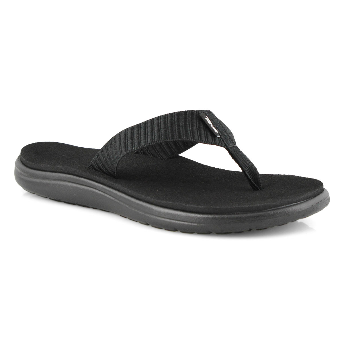Lds Voya Flip bar street blk casual sndl