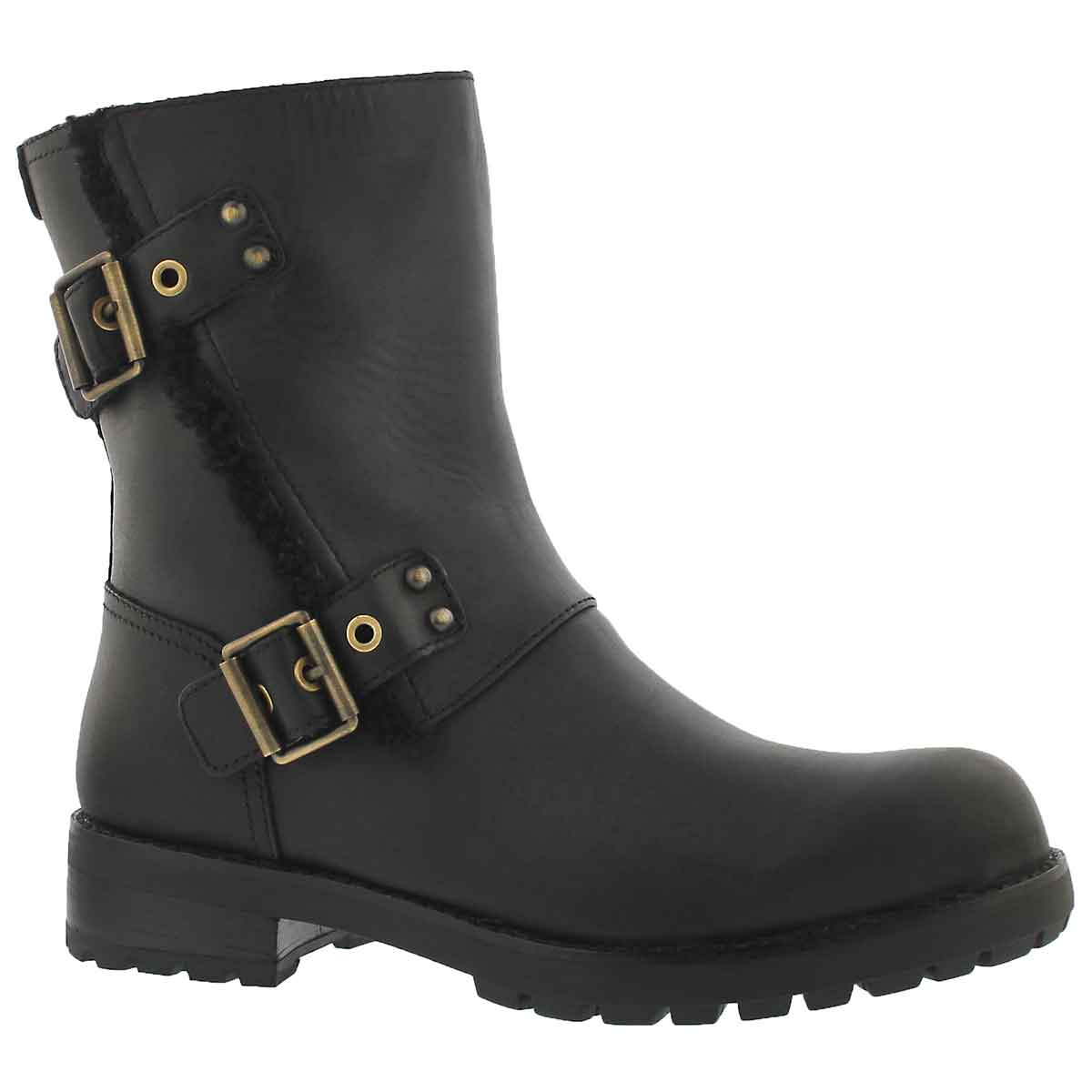 Women's NIELS black zip up ankle boots