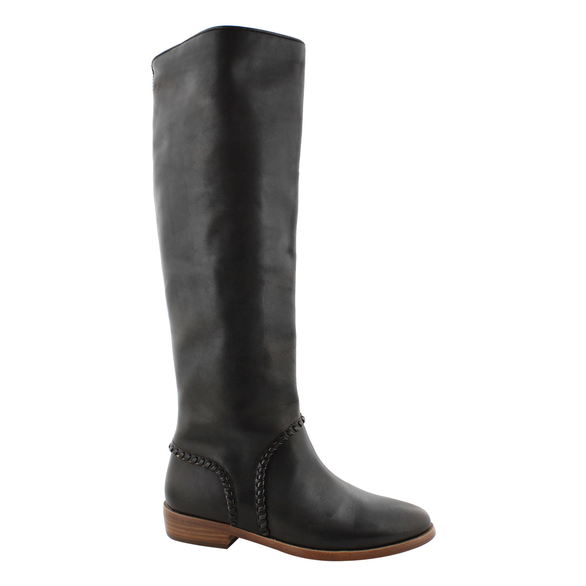 Lds Gracen Whipstitch black rain boot