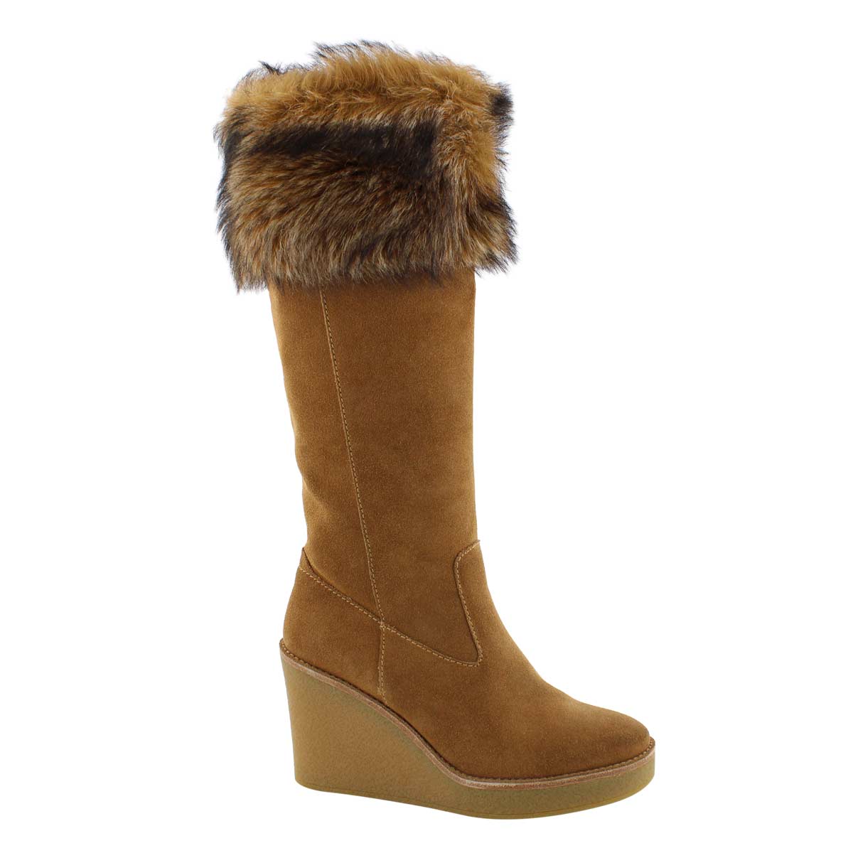 Lds Valberg ches knee high wedge boot