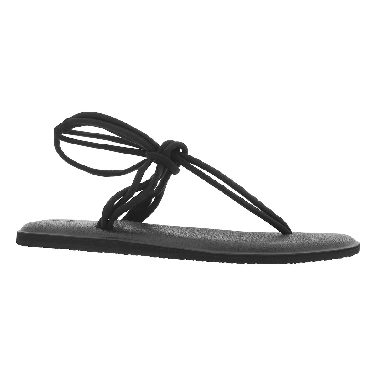 Lds Yoga Sunshine black thong sandal