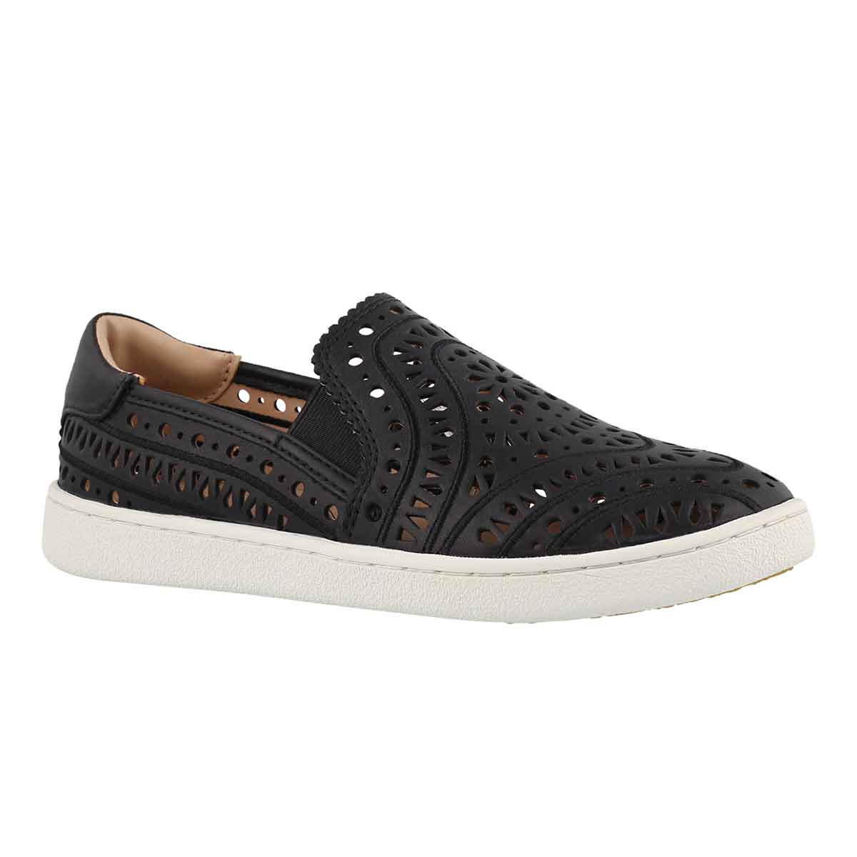 Women's CAS PERF black casual slip on shoes