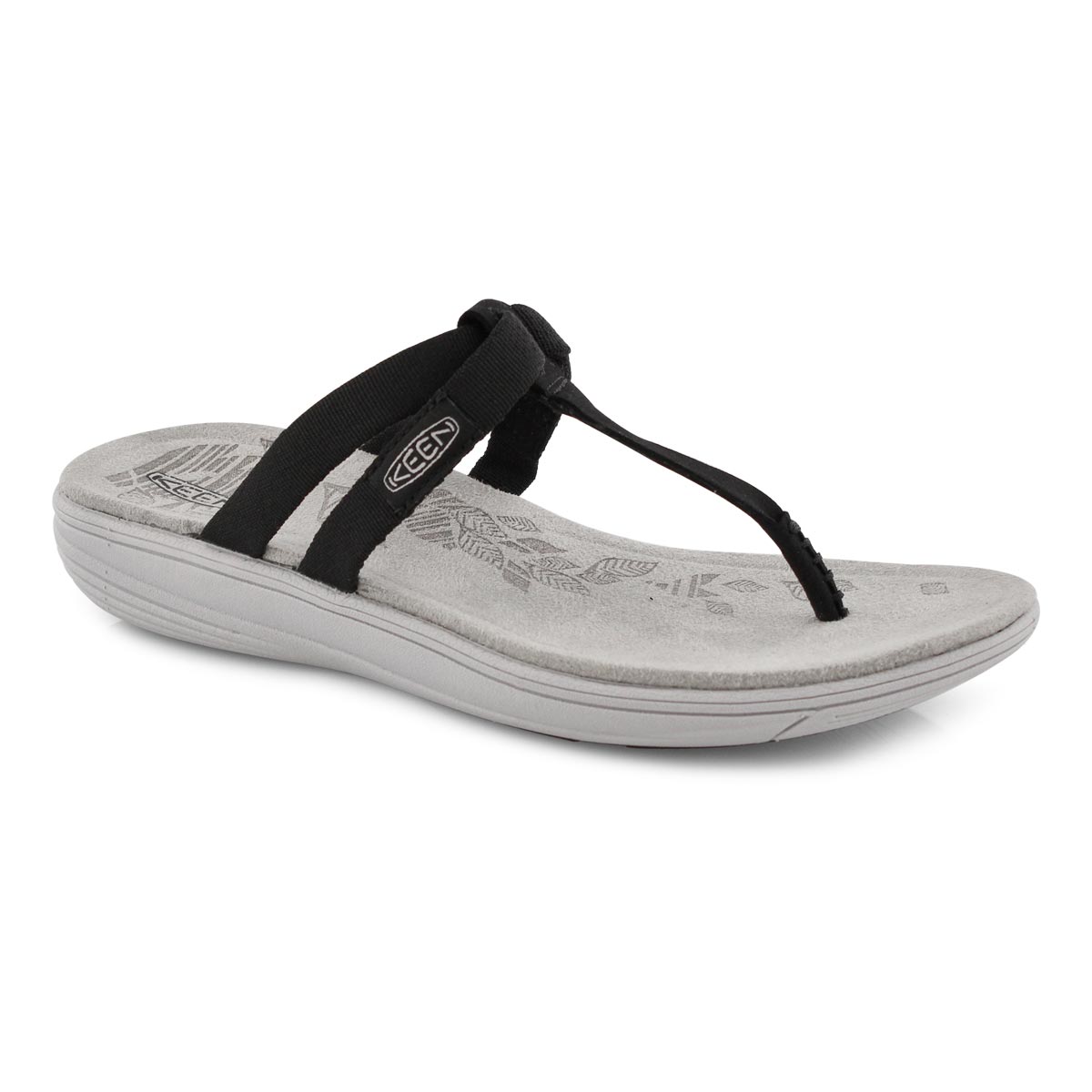 Lds Damaya Flip blk/blu thong sandal