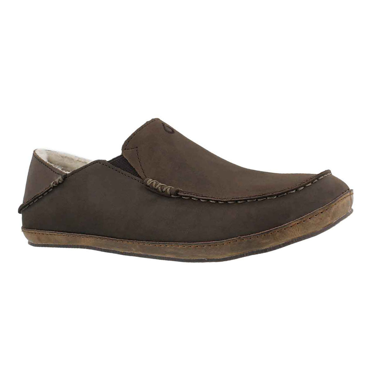 Mns Moloa dk wood drop in heel slipper
