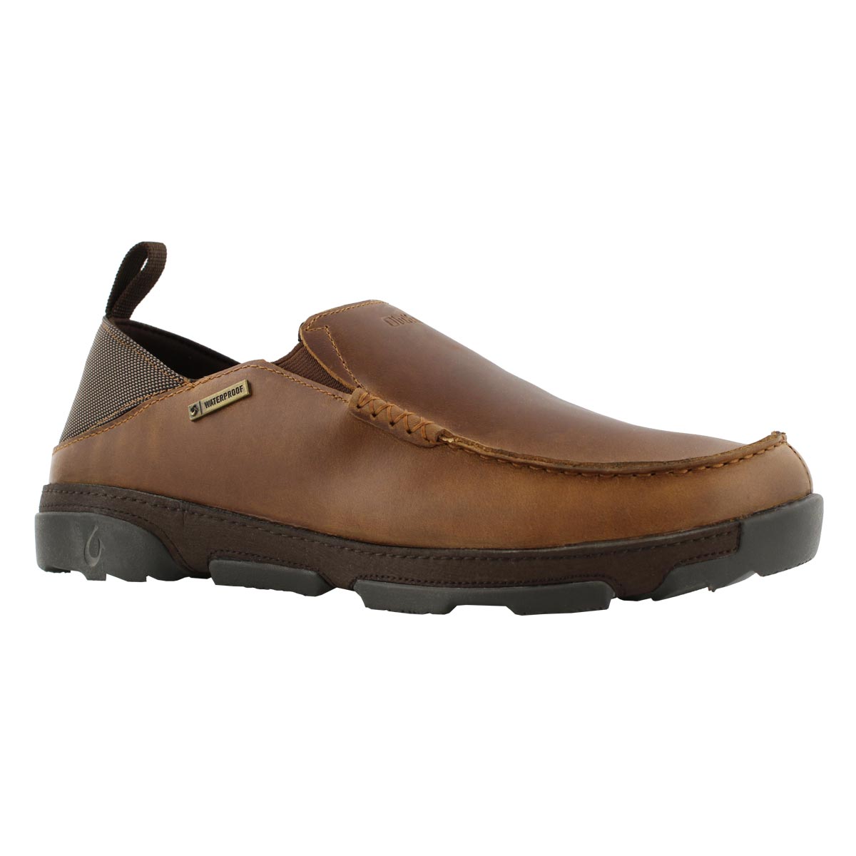 Mns Na'i WP fox/dk wood slipon wtpf shoe