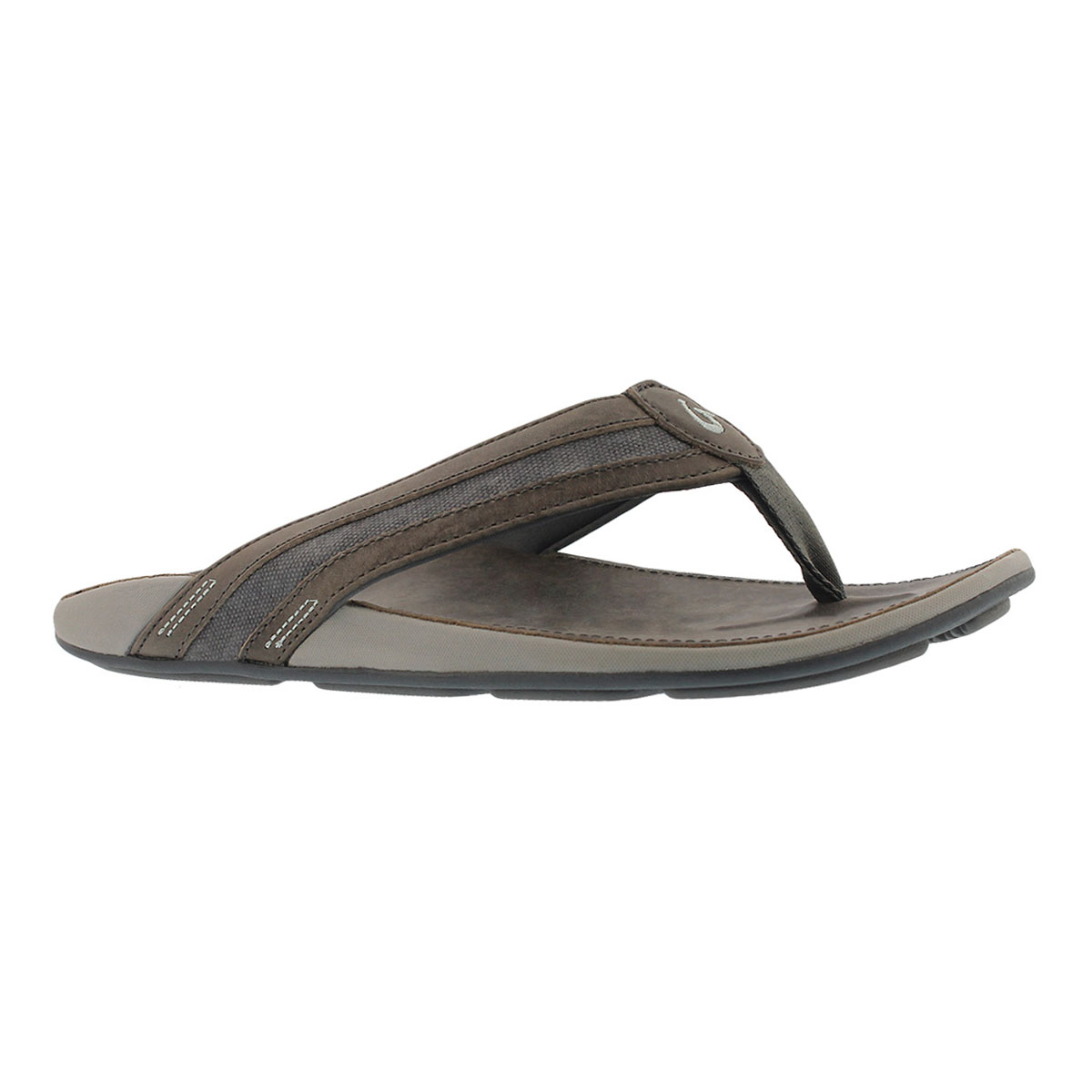 Mns Ikoi charcoal thong sandal