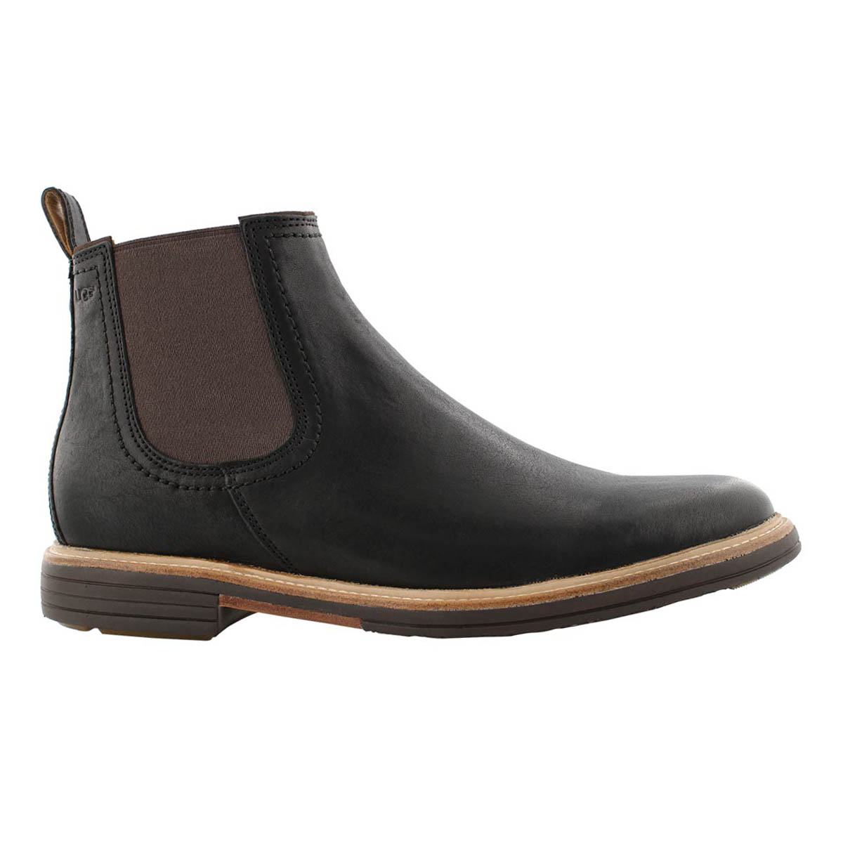 Mns Baldvin blk double gore chelsea boot