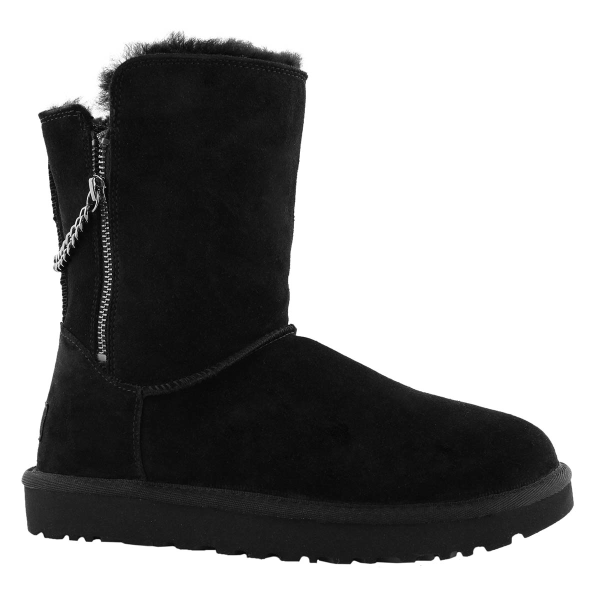 Lds Classic Short Sparkle Zip black boot