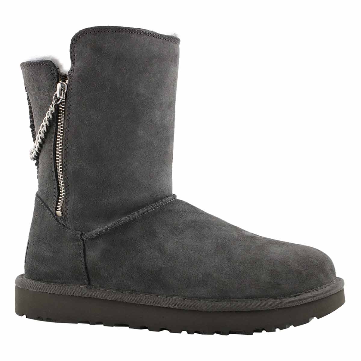 Lds Classic Short Sparkle Zip char boot