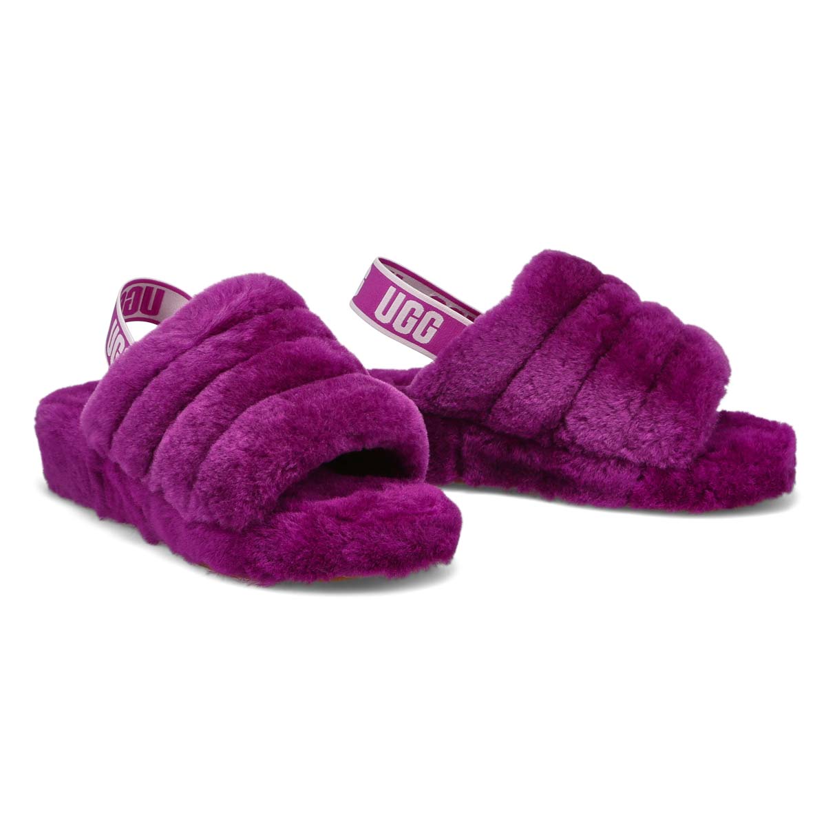 purple ugg yeah slides
