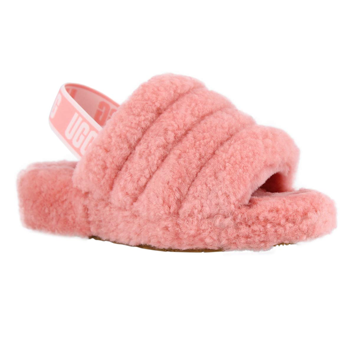 Lds Fluff Yeah lantana sheepskin slipper