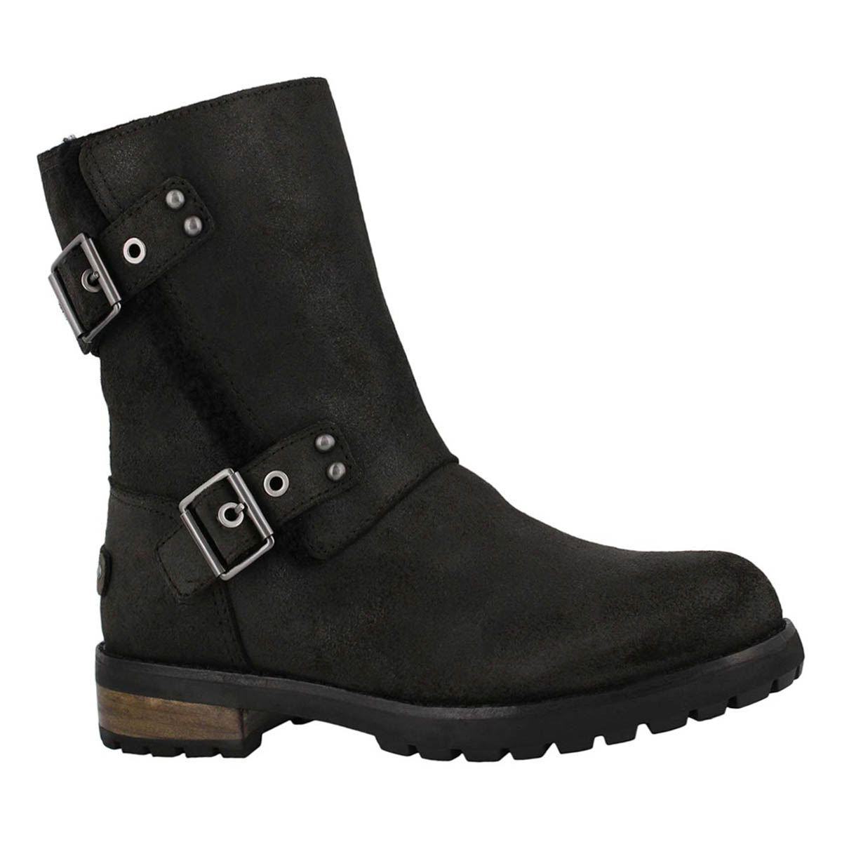 Lds Niels II black zip up ankle boot