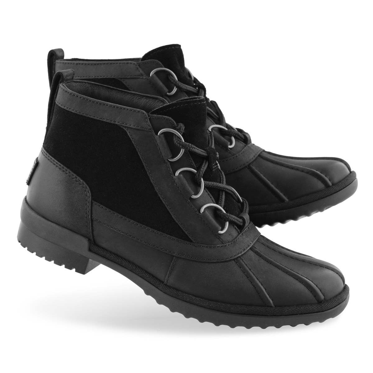 ugg duck boots black