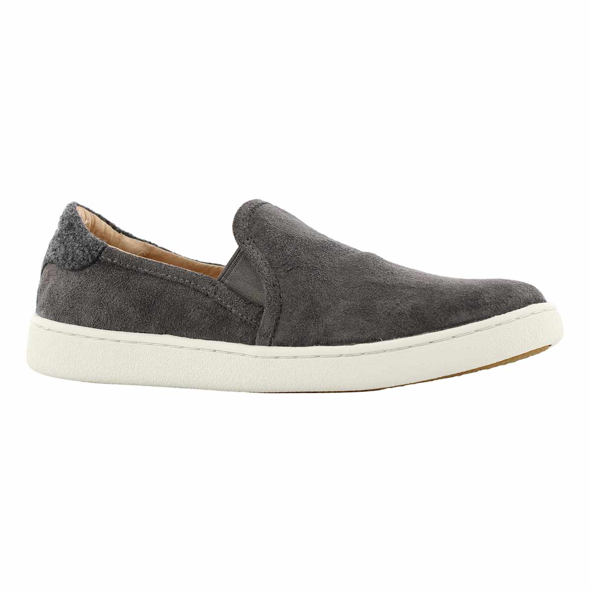 Lds Cas charcoal casual slip on shoe